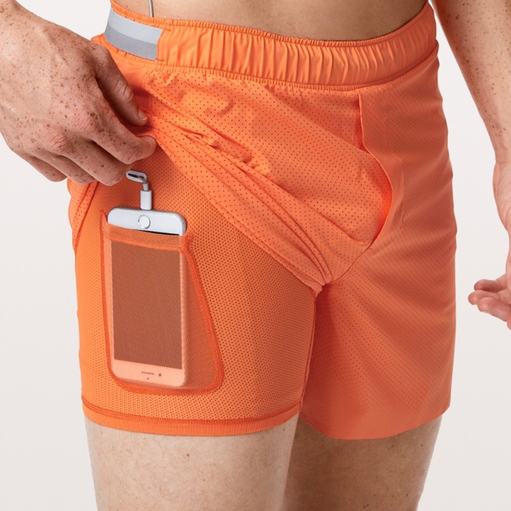 Lululemon Surge Mesh Running Shorts 6”